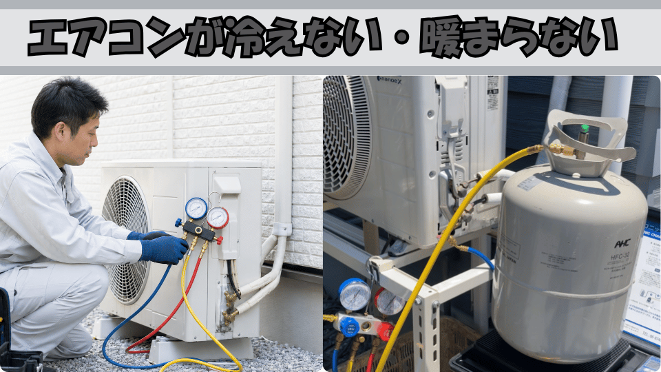 冷えない・暖まらない修理の施工事例