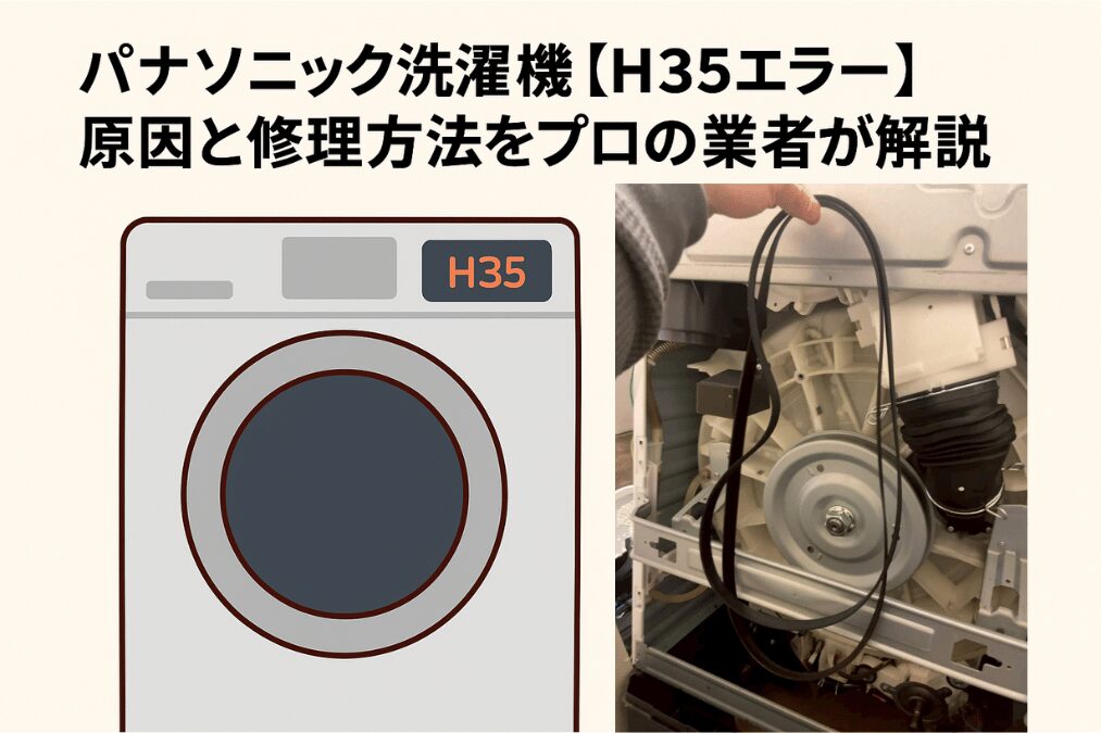 パナソニック洗濯機【H35エラー】原因と修理方法をプロの業者が解説 