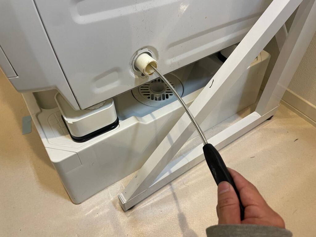 洗濯機排水ブラシ清掃