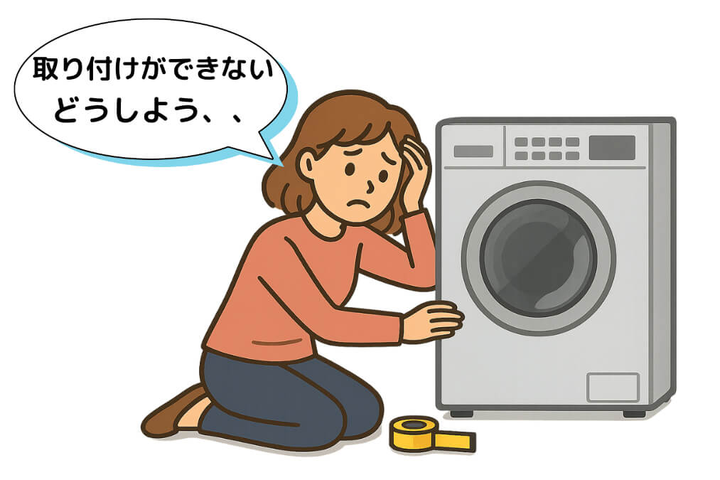 洗濯機が設置できない場合の対処法と予防策