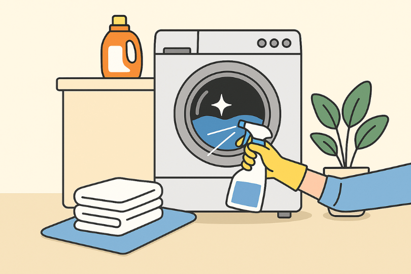 洗濯機の周りを清潔に保つ