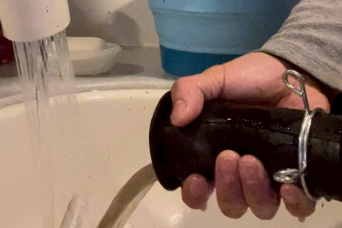 洗濯機内部の排水ホース