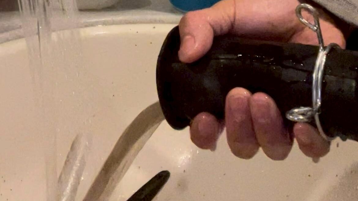 洗濯機内部の排水ホース