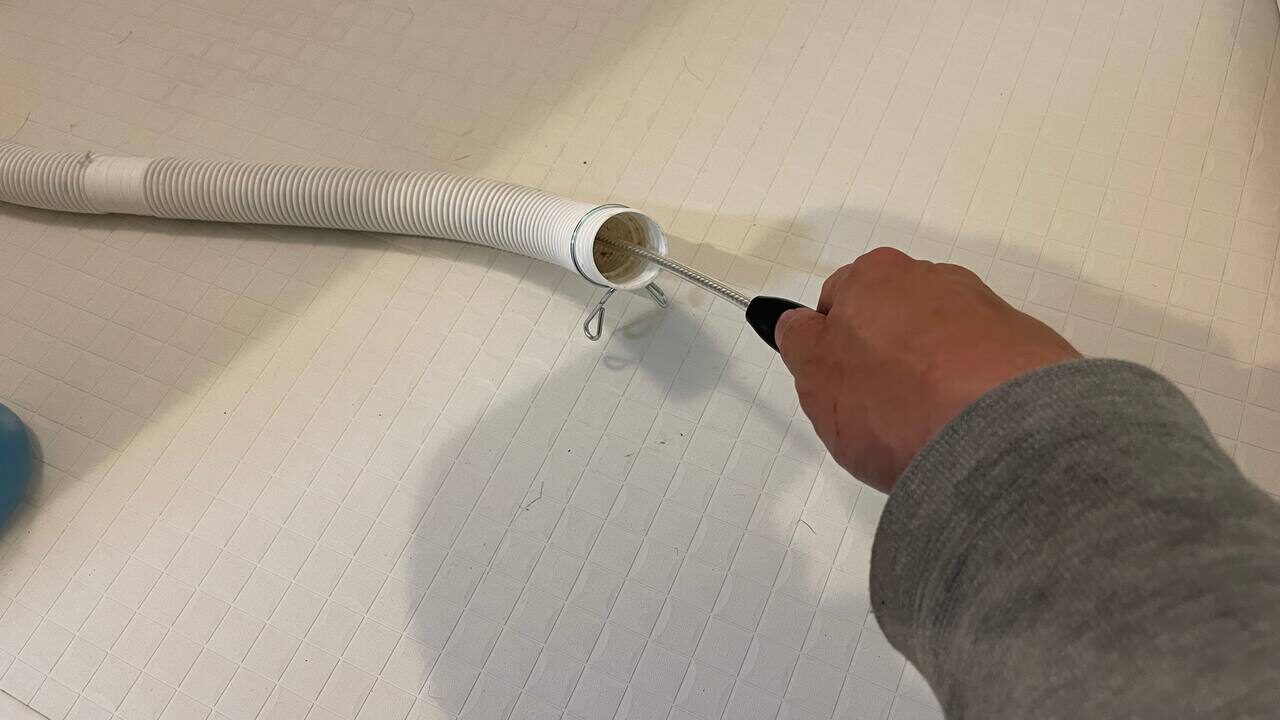 洗濯機排水ブラシ清掃