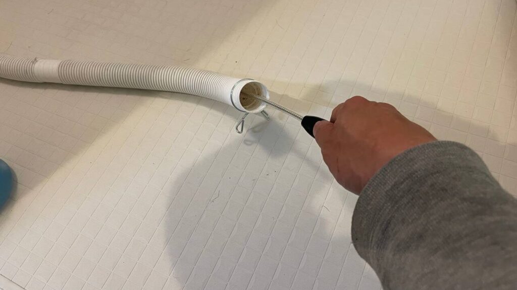 洗濯機排水ブラシ清掃