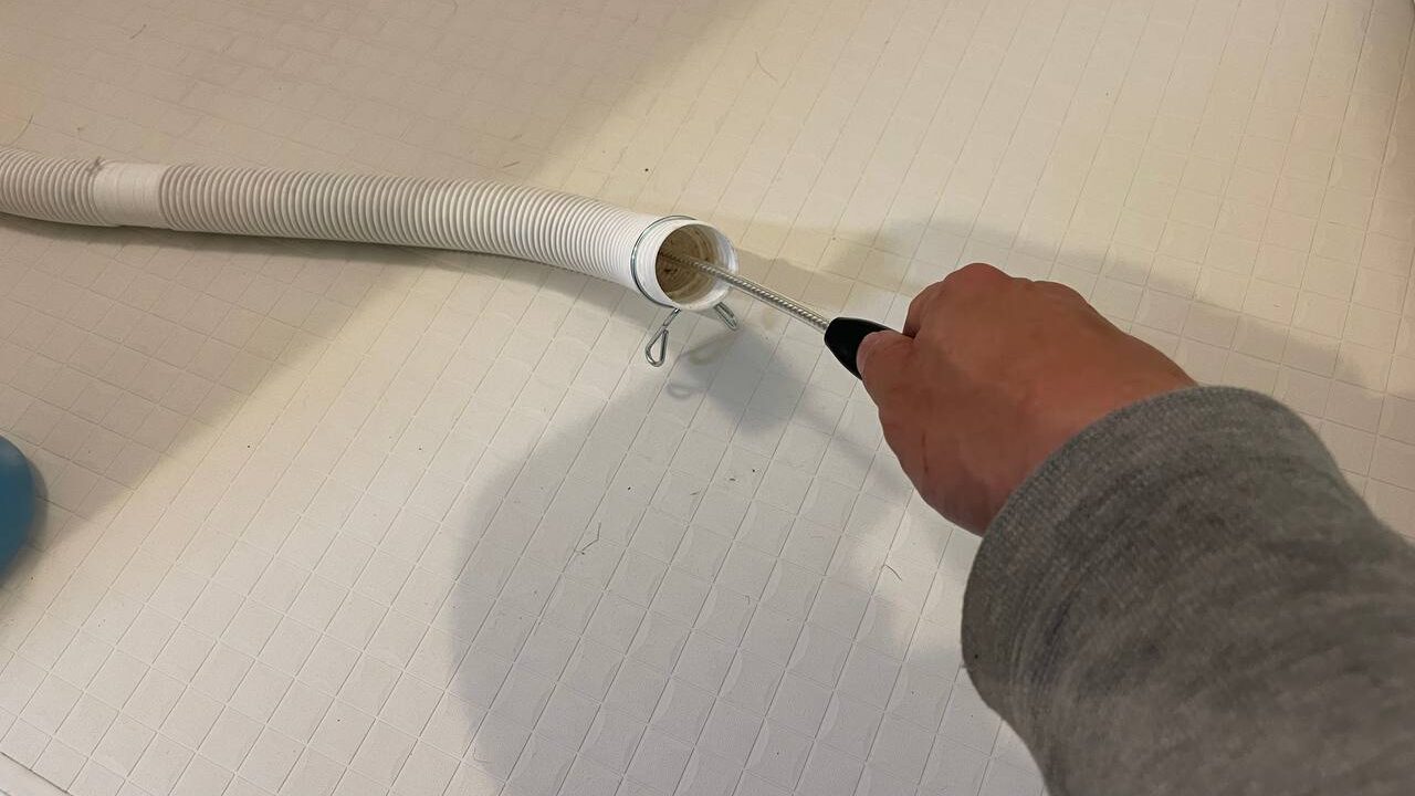 洗濯機排水ブラシ清掃