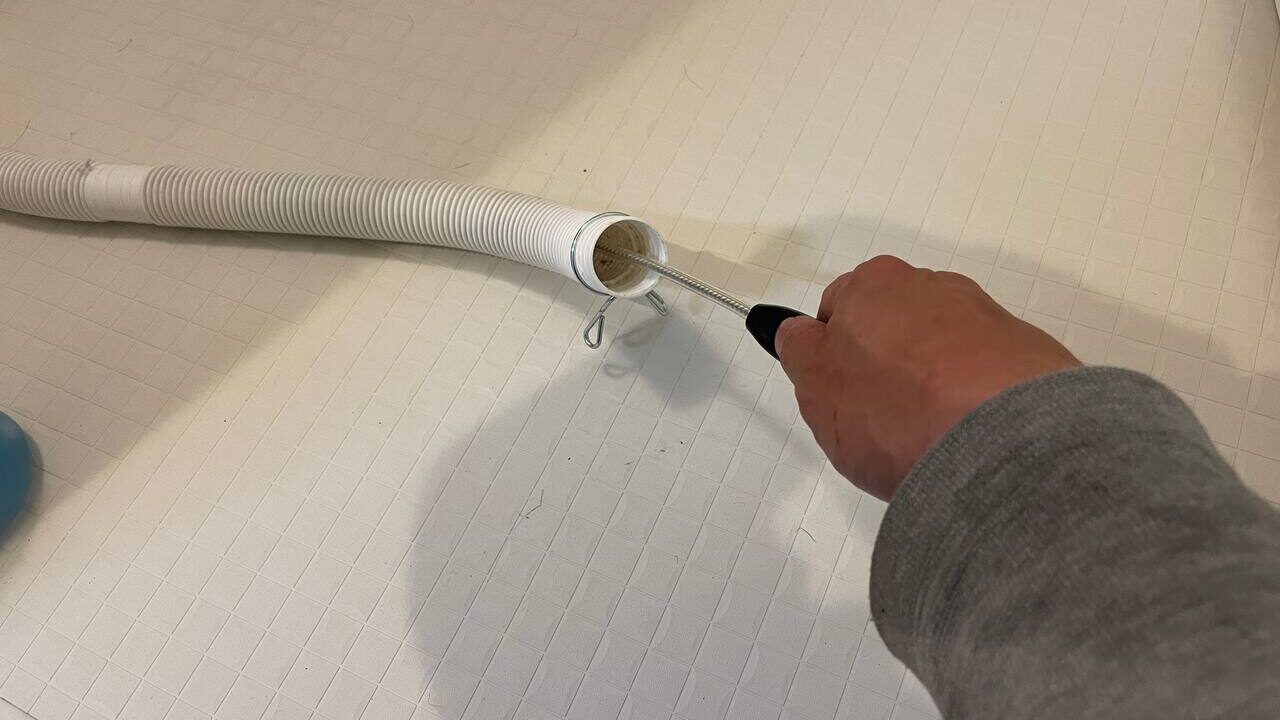 洗濯機排水ブラシ清掃