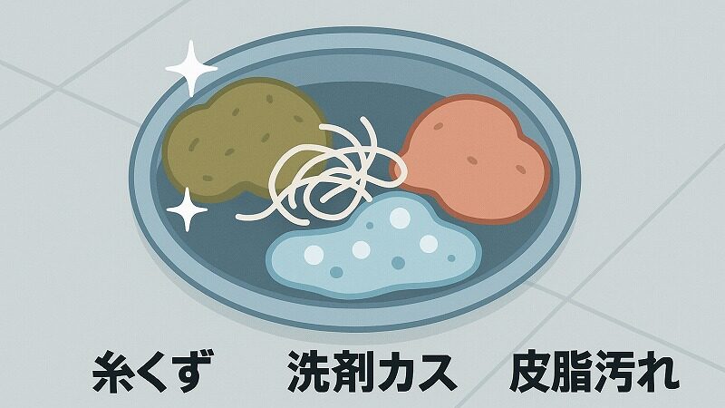 洗濯機の排水口が汚れる原因