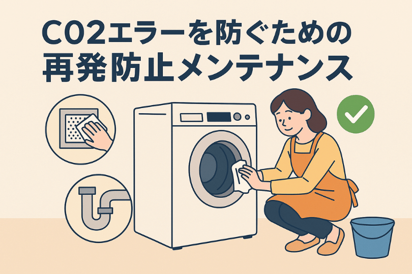 日立洗濯機C02（C2）エラーを事前に防ぐメンテナンス