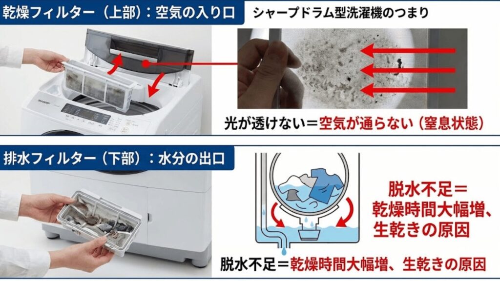 乾燥フィルター・排水フィルターの目詰まり(基本)