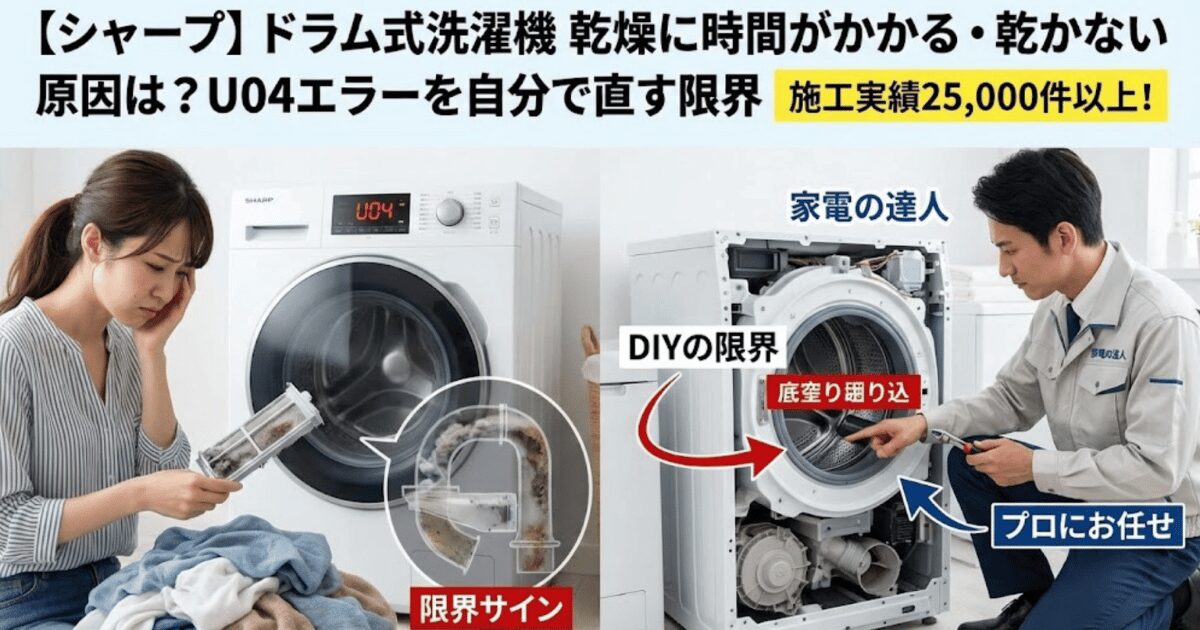【脱水不能】シャープドラム式洗濯機 アイキャッチ-H1【シャープ】