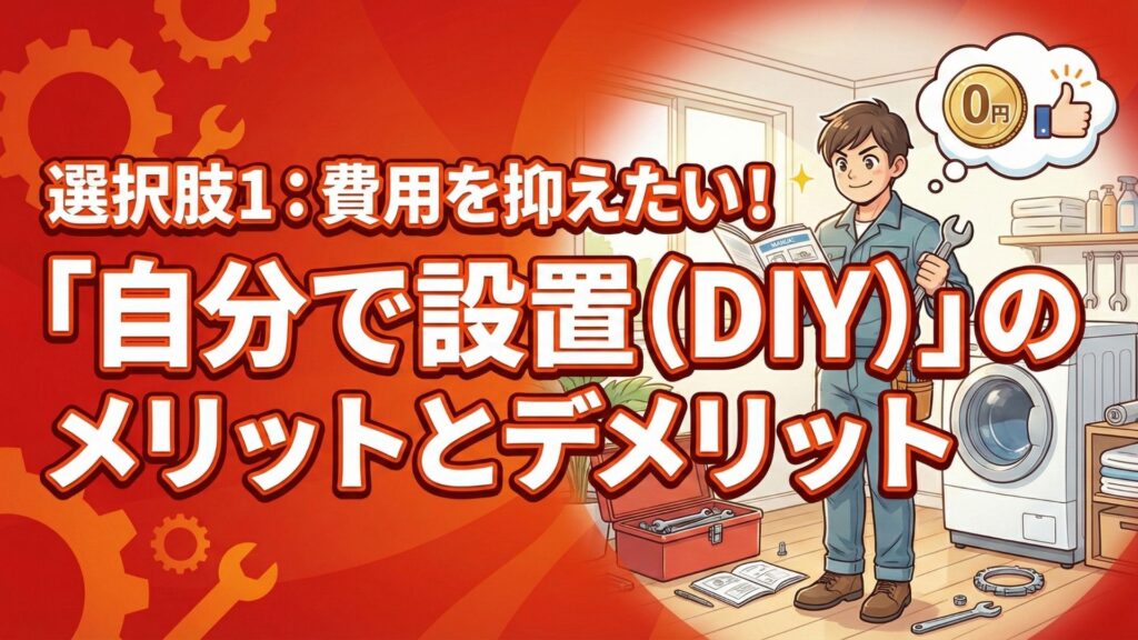 費用を抑えたい自分で設置（DIY）のメリットとデメリット
