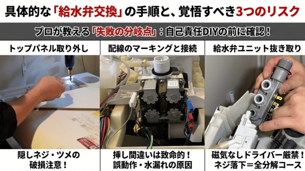 交換手順とリスク