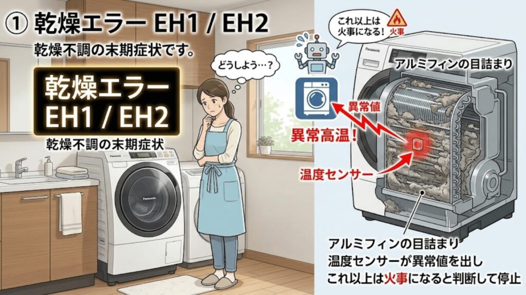 EH1エラー表示