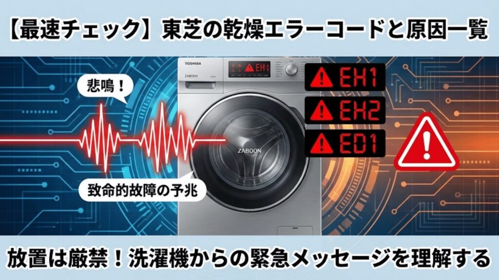 東芝乾燥エラーコード一覧