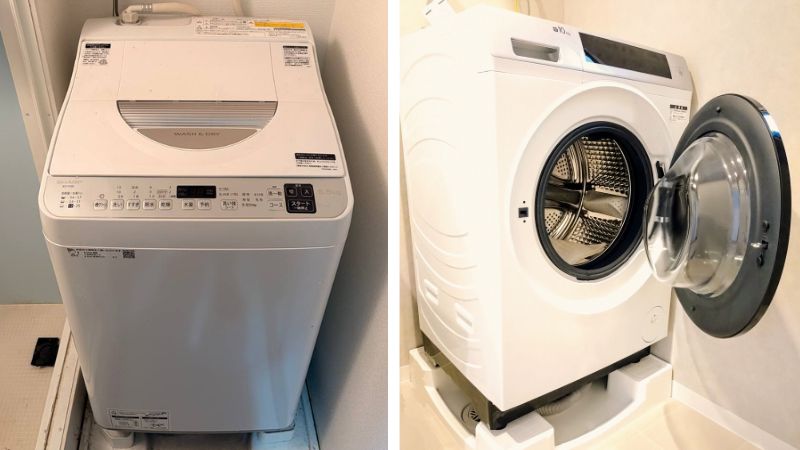 縦型洗濯機とドラム式洗濯機