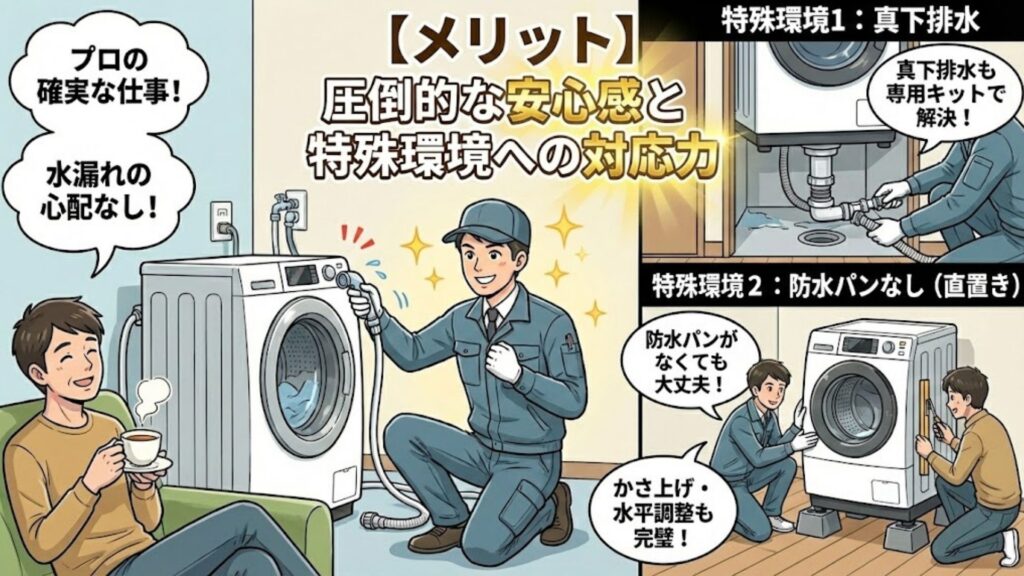 専門業者に依頼するメリット：圧倒的な安心感と特殊環境への対応力
