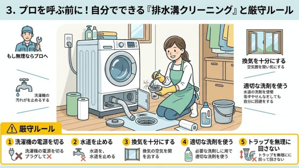 自分でできるクリーニング