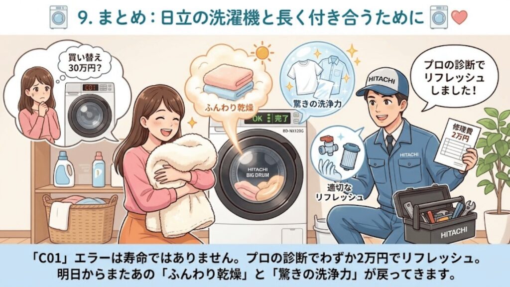 日立ビッグドラム延命メンテナンス