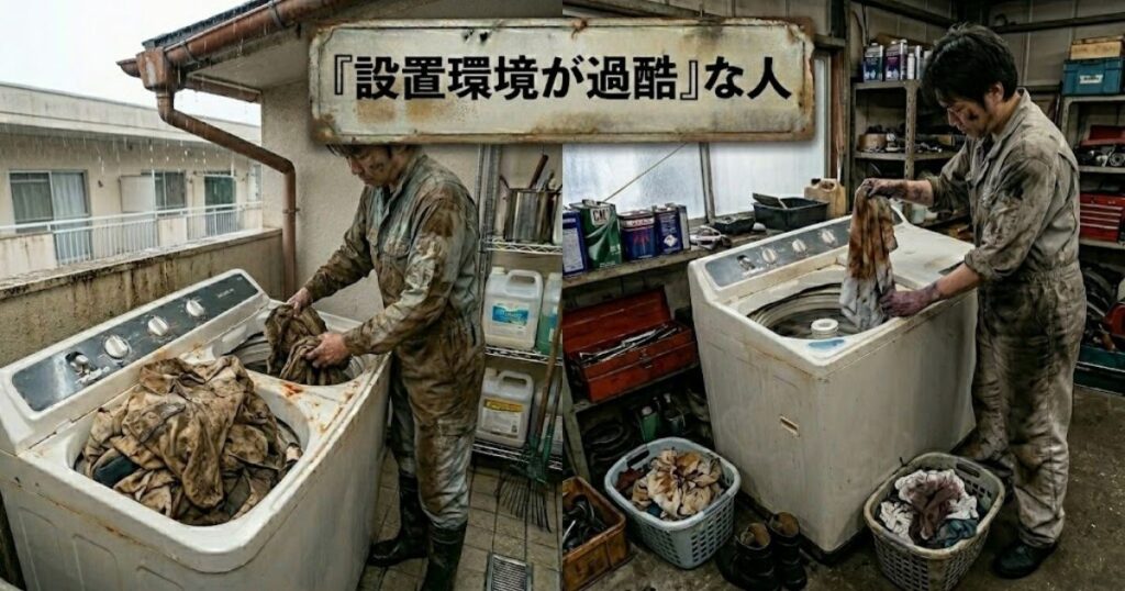 設置環境が過酷な人(屋外・ガレージ設置)