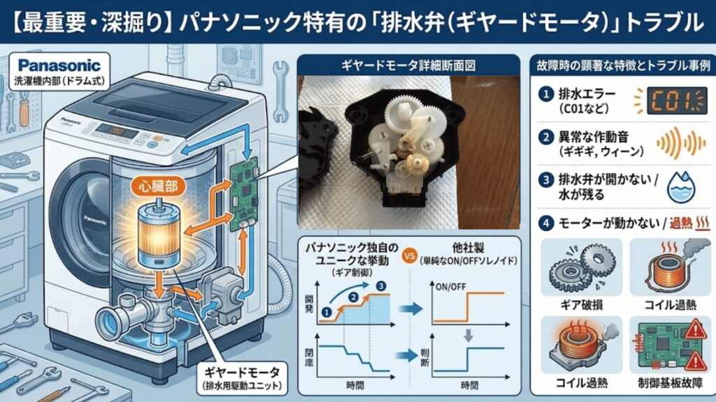 排水弁ユニットの外観