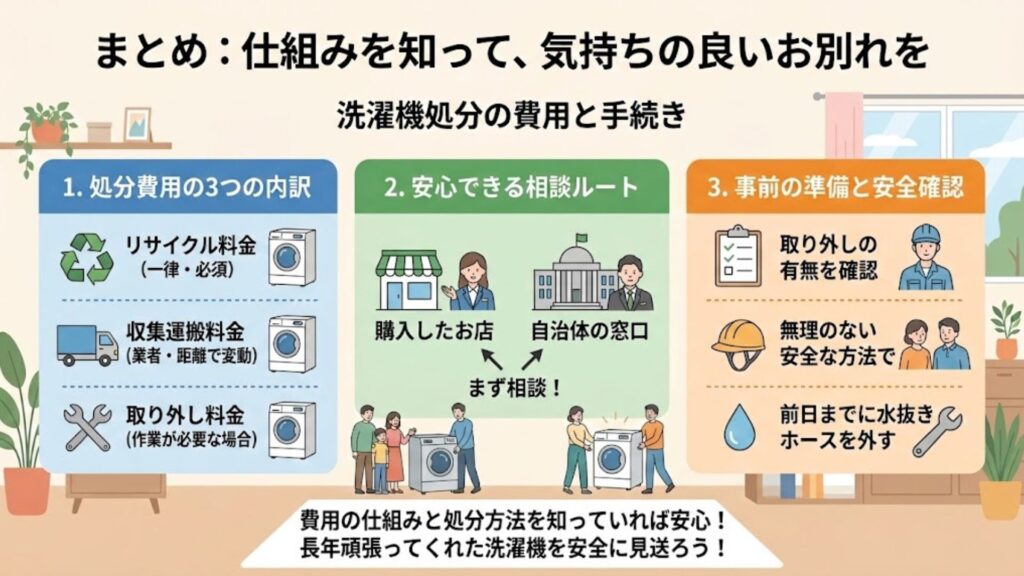 まとめ:仕組みを知って、気持ちの良いお別れを