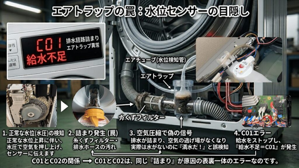 エアトラップ内部の仕組み