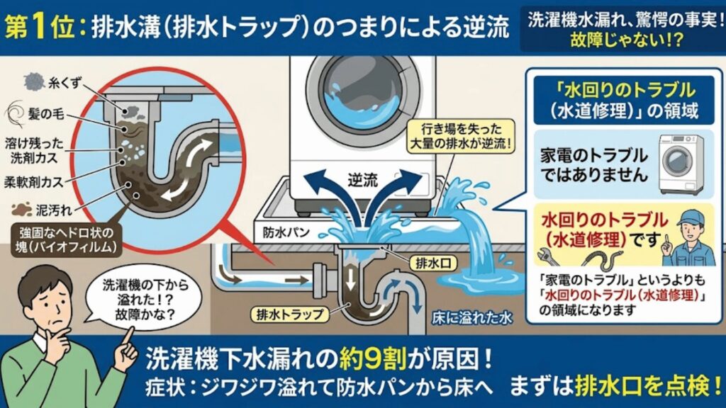 排水溝のつまり