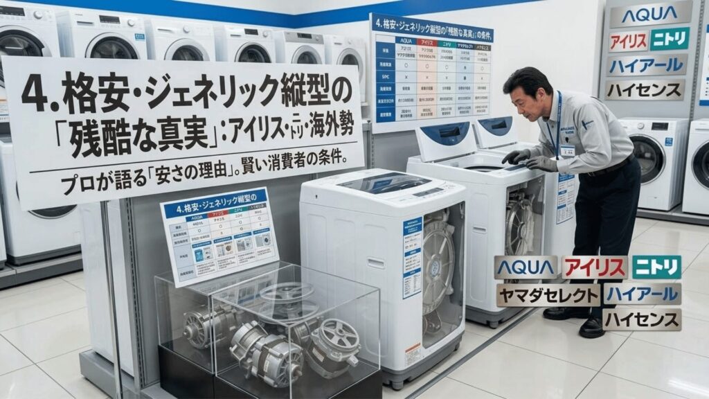 格安縦型洗濯機比較