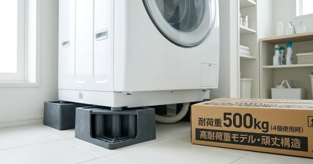 耐荷重は想定のギリギリではなく余裕をもって