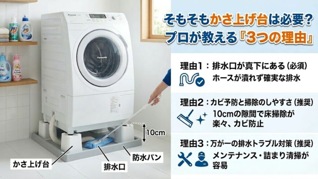 そもそもかさ上げ台は必要？プロが教える「3つの理由」