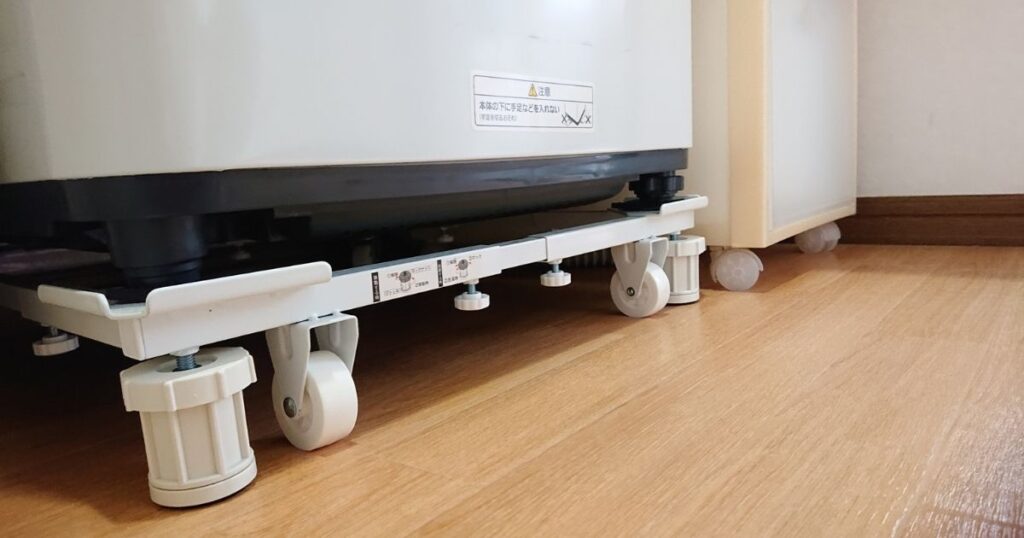 移動のしやすさが魅力のキャスター付きタイプは、ドラム式には適さない。