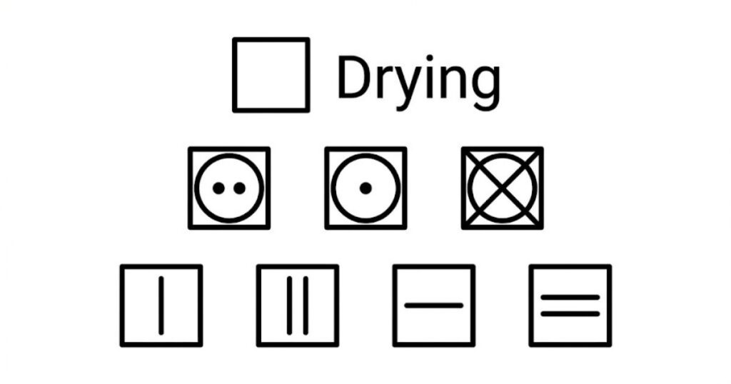 乾燥(Drying / 四角のマーク)の意味と注意点