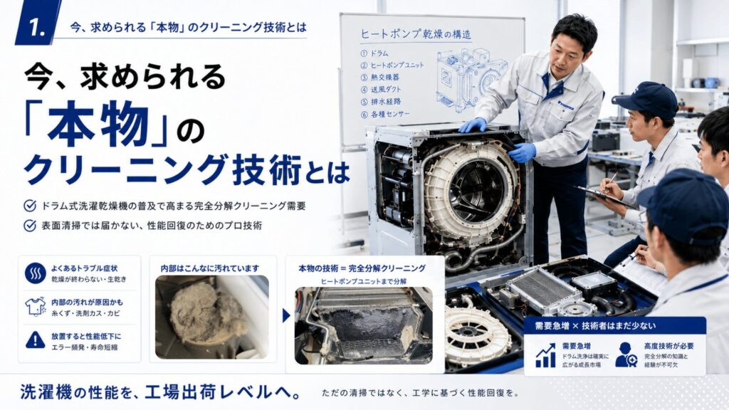 今、求められる本物のクリーニング技術とは