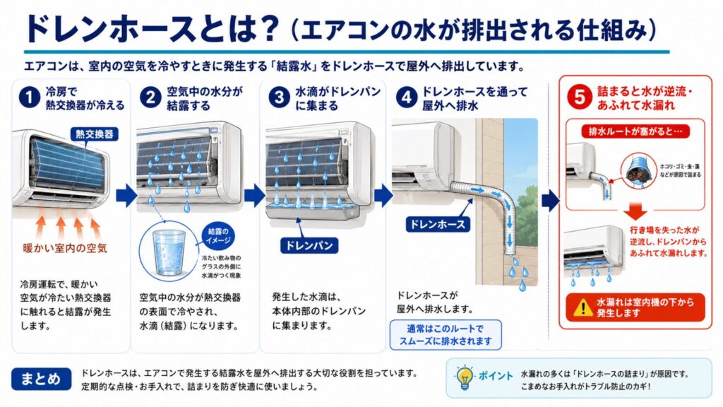 ドレンホースとは