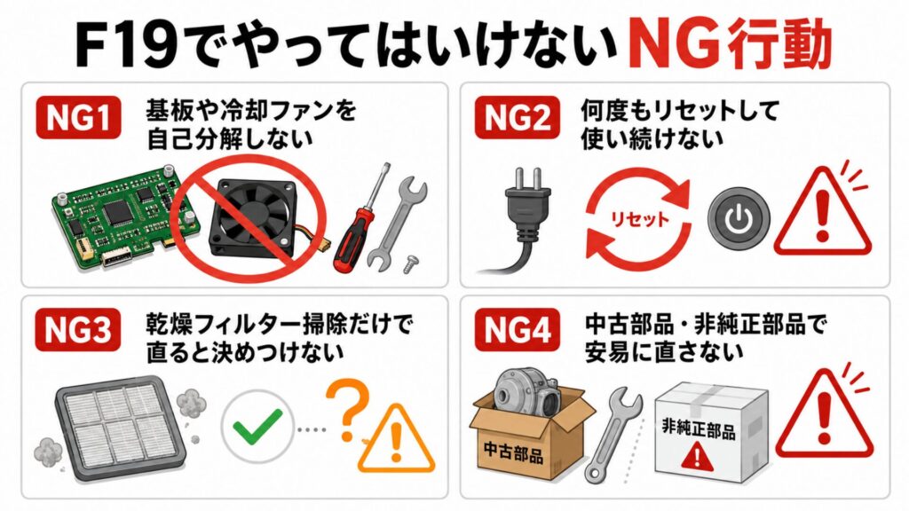 F19でやってはいけないNG行動