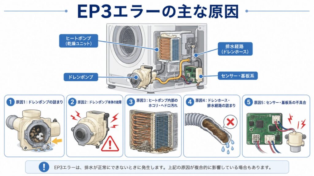 EP3が何度も再発する